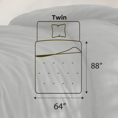 Utopia Bedding gros plan microfibre brossée pour douceur et respirabilité