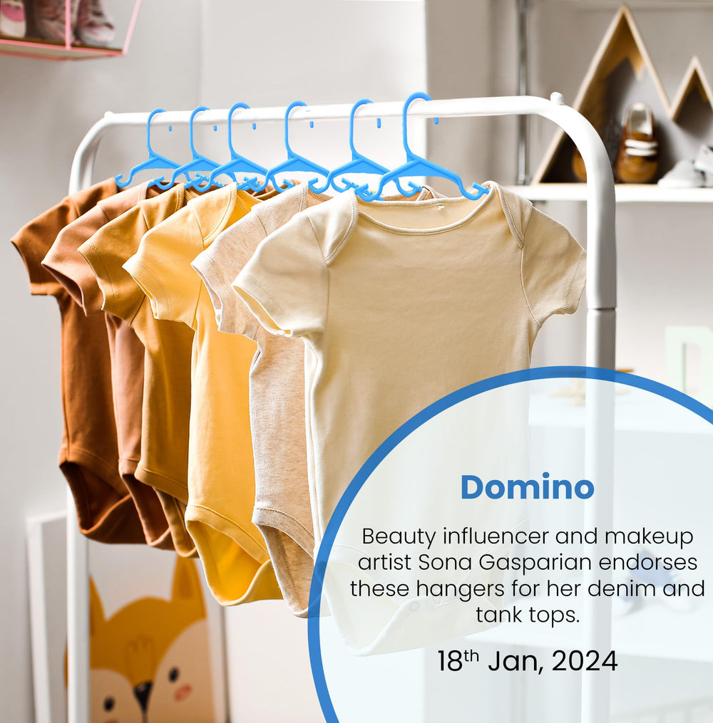 Utopia Home cintre à côté d'une règle, dimension 11,5 pouces claire