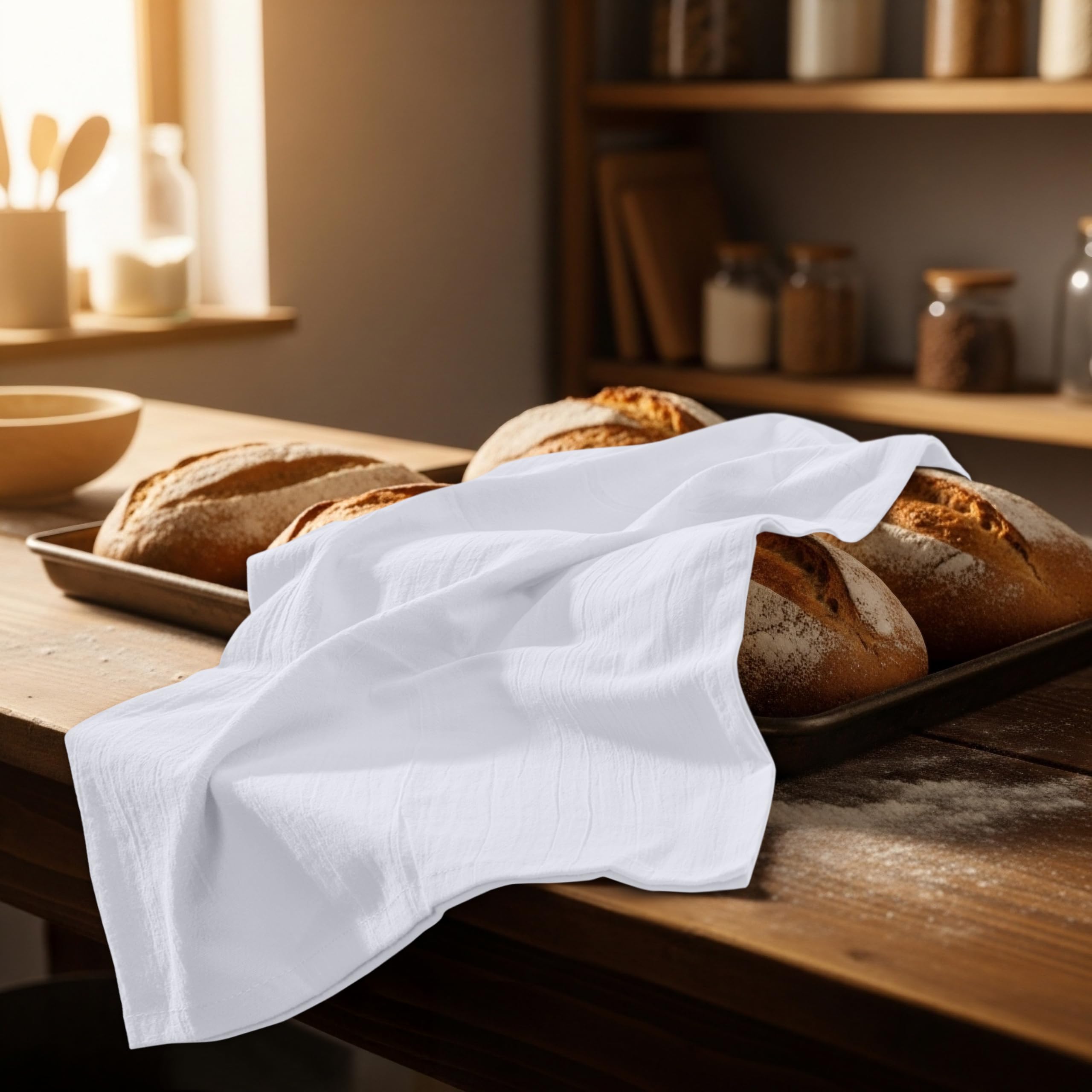 Utopia Kitchen torchon dans cuisine lifestyle montrant utilité quotidienne