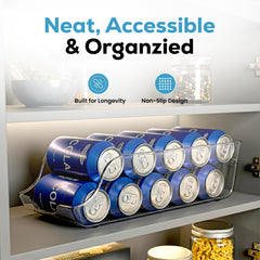 Utopia Kitchen organiser canettes placé dans un réfrigérateur pour gain de place