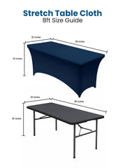 Utopia Kitchen housse installée sur table lors d'un événement, look soigné