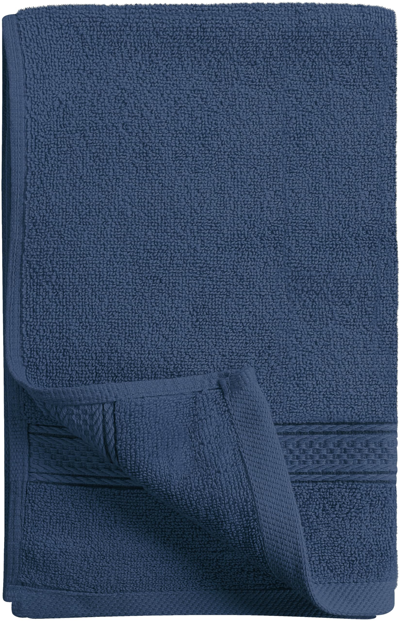 Utopia Towels détail de la bordure montrant couture résistante et finition