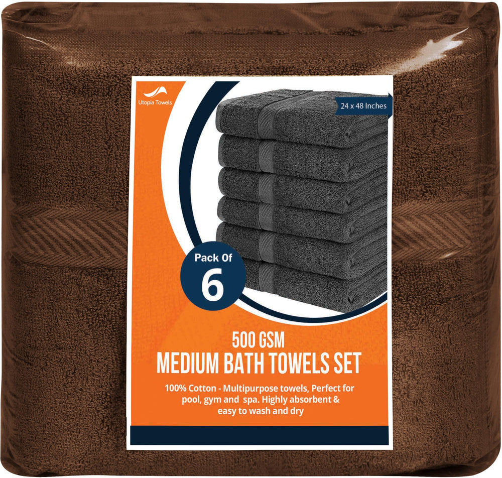 Utopia Towels comparaison taille 24x48 in visibilité de la dimension pratique