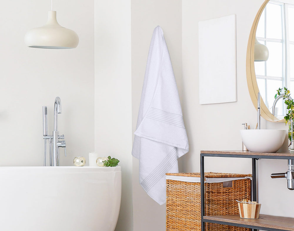 Utopia Towels comparaison taille montrant couverture supérieure pour adultes