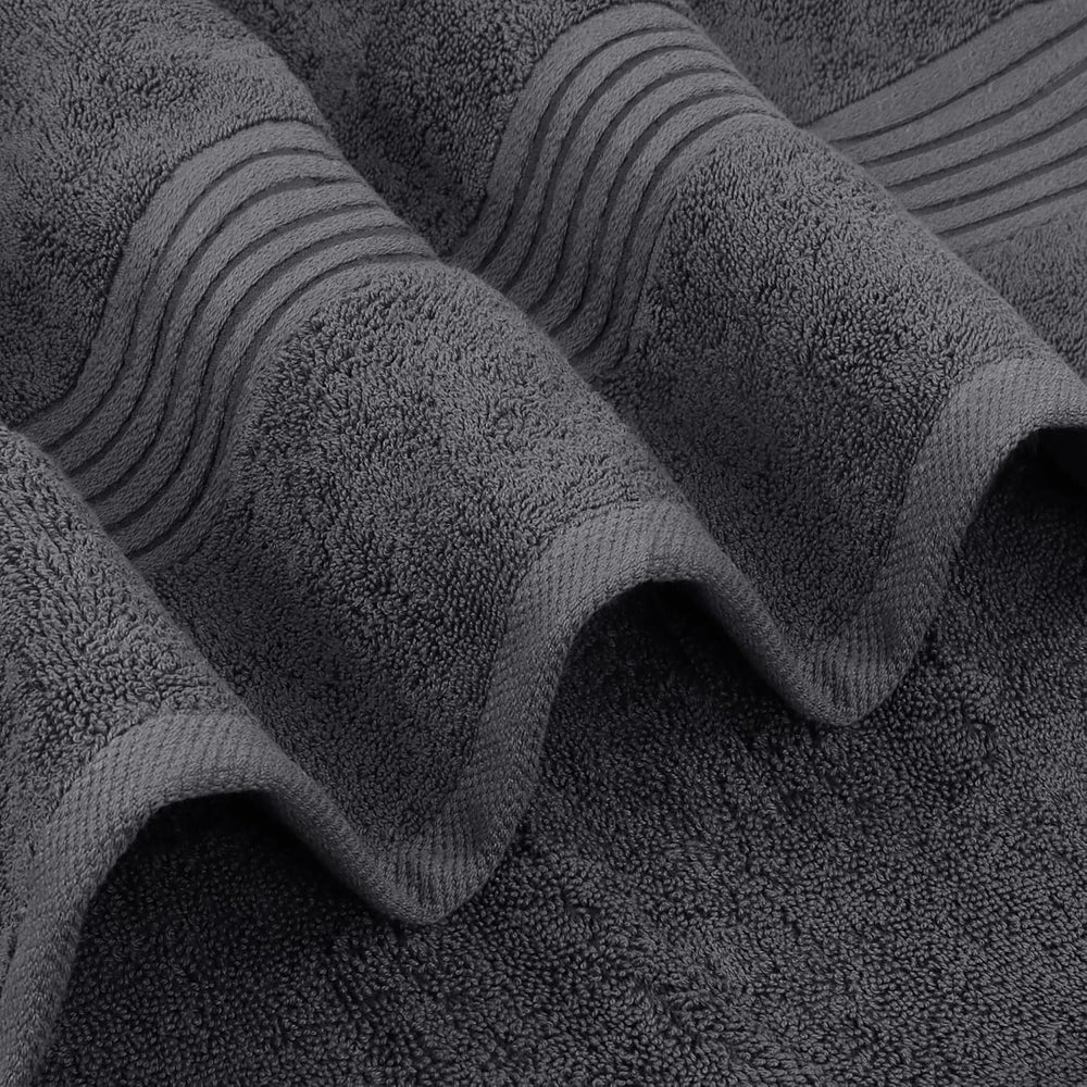 Utopia Towels étiquette marque montrant composition 100% coton