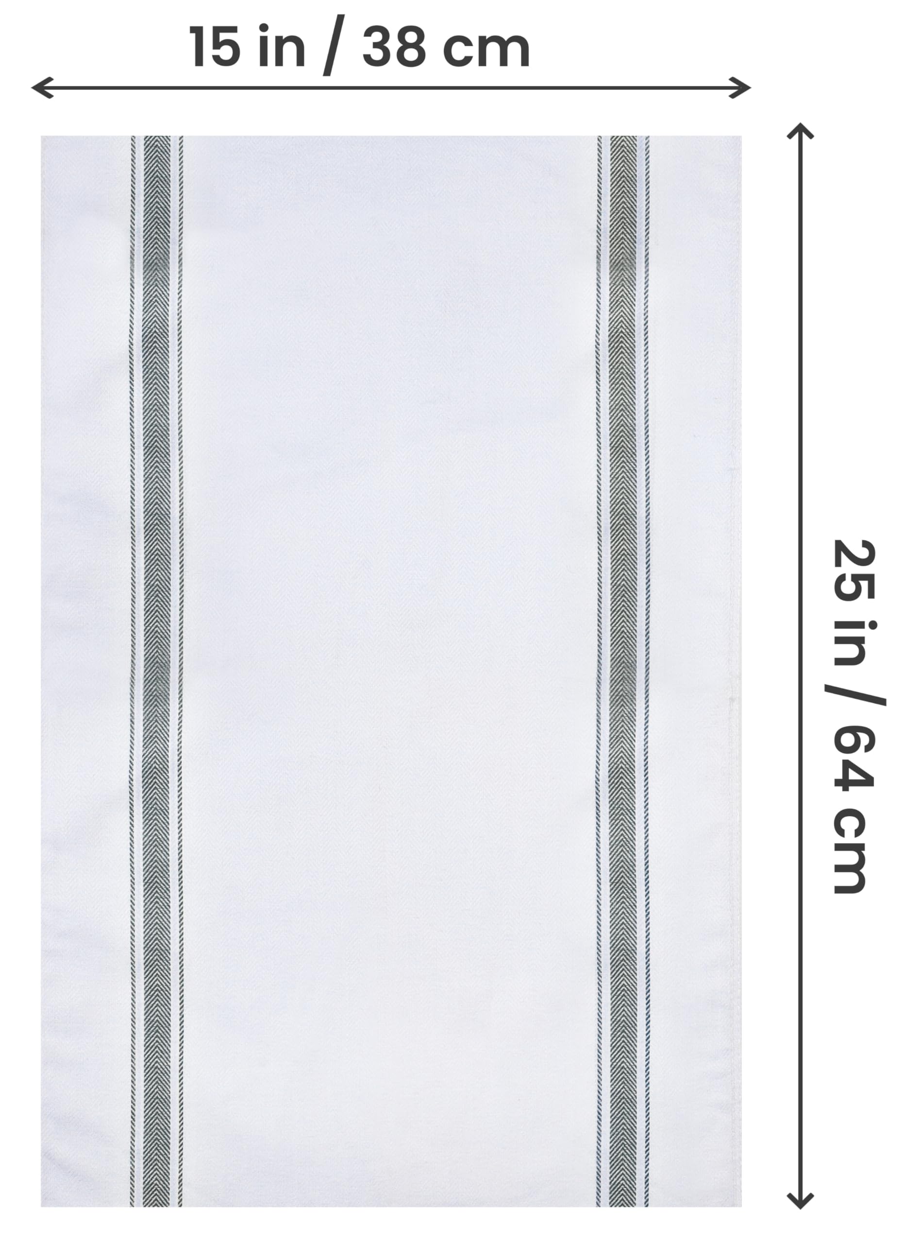 Utopia Towels détail de la rayure latérale ajoutant aspect élégant