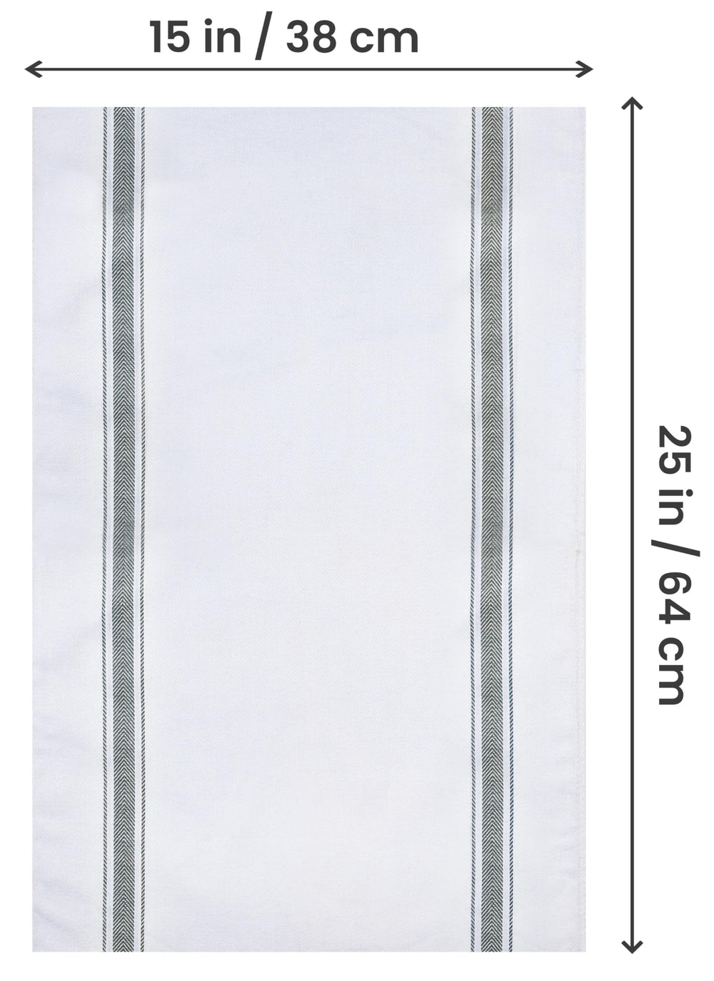 Utopia Towels détail de la rayure latérale ajoutant aspect élégant