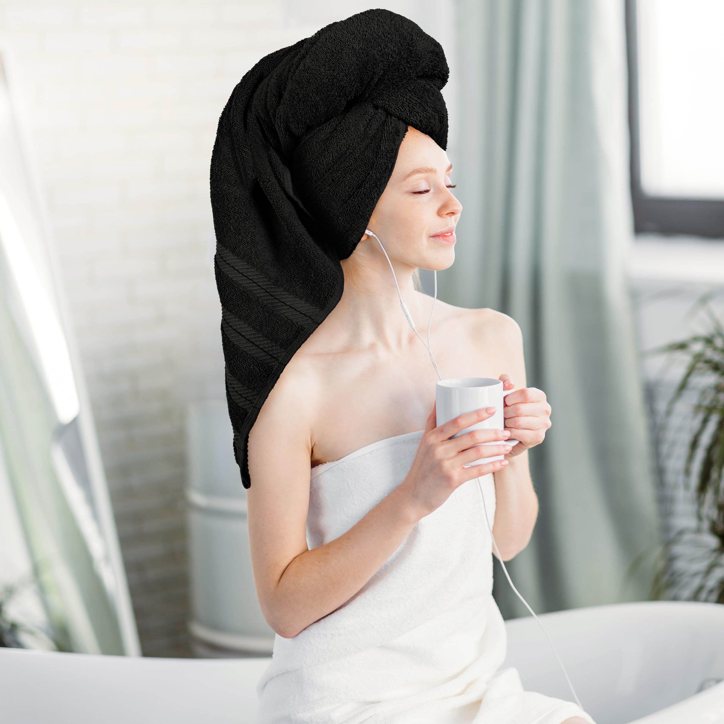 Utopia Towels gros plan texture coton peigné, douillet et durable