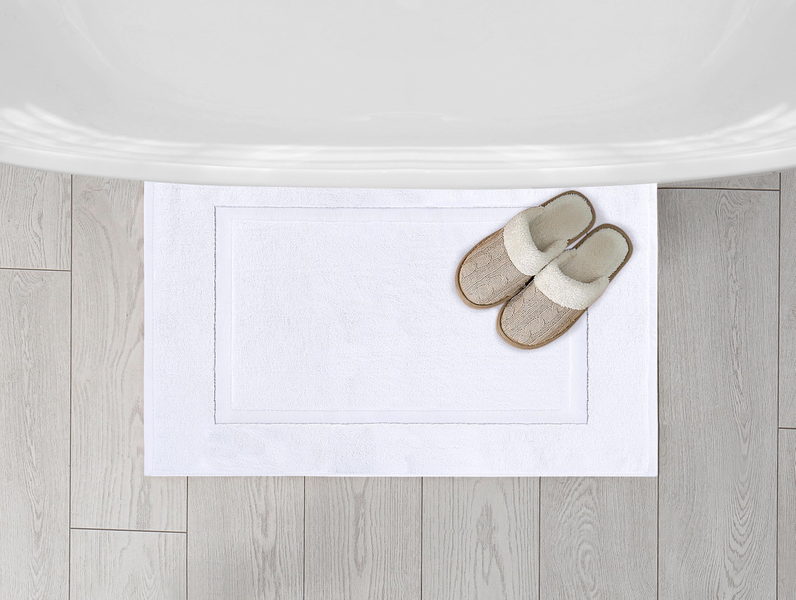 Utopia Towels deux tapis pliés prêts à l'emploi pour rotation facile