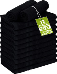 Utopia Towels vue avant du paquet noir, durable et prêt pour salon