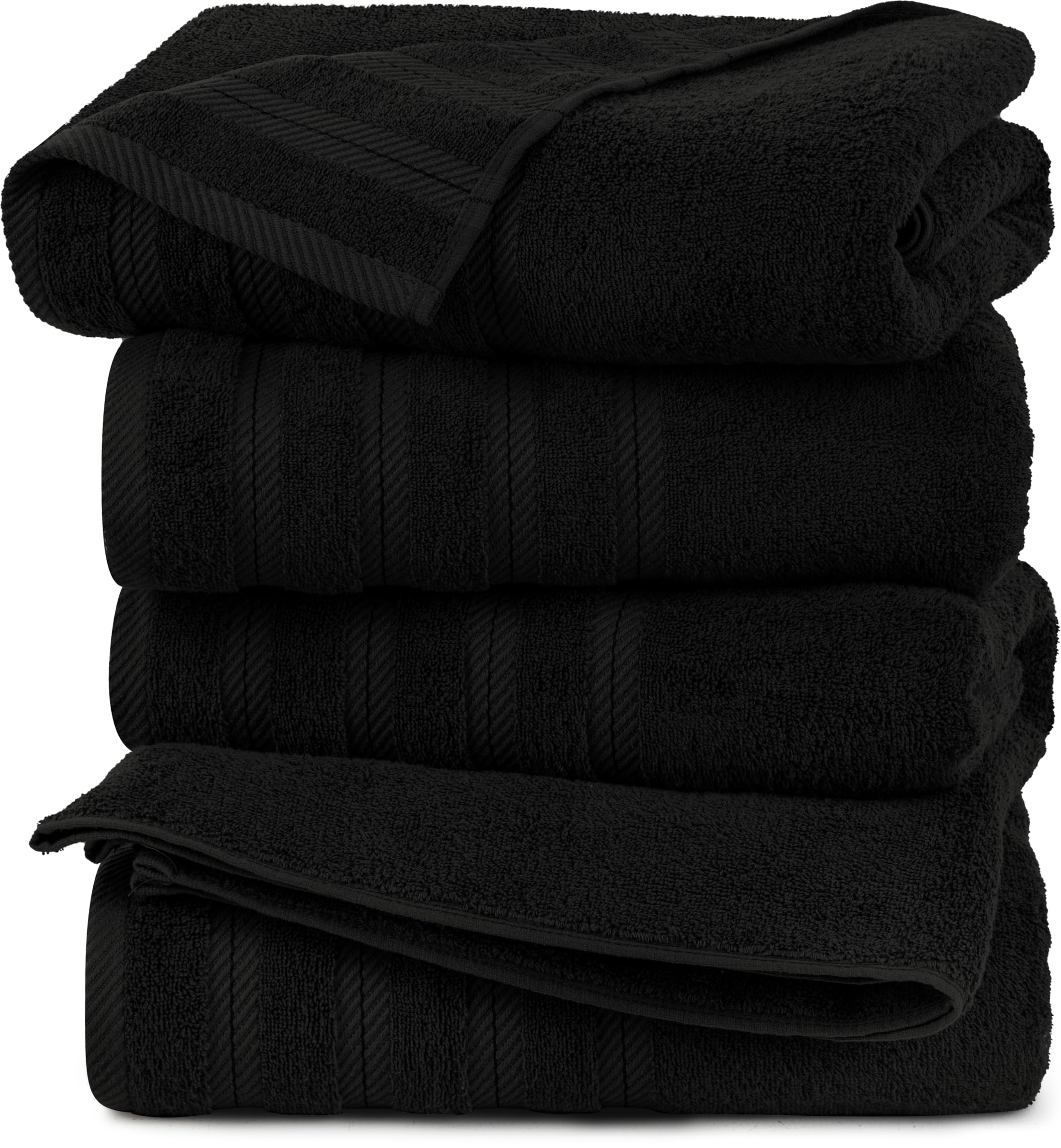 Utopia Towels étiquette matière 100% coton, information d'entretien claire