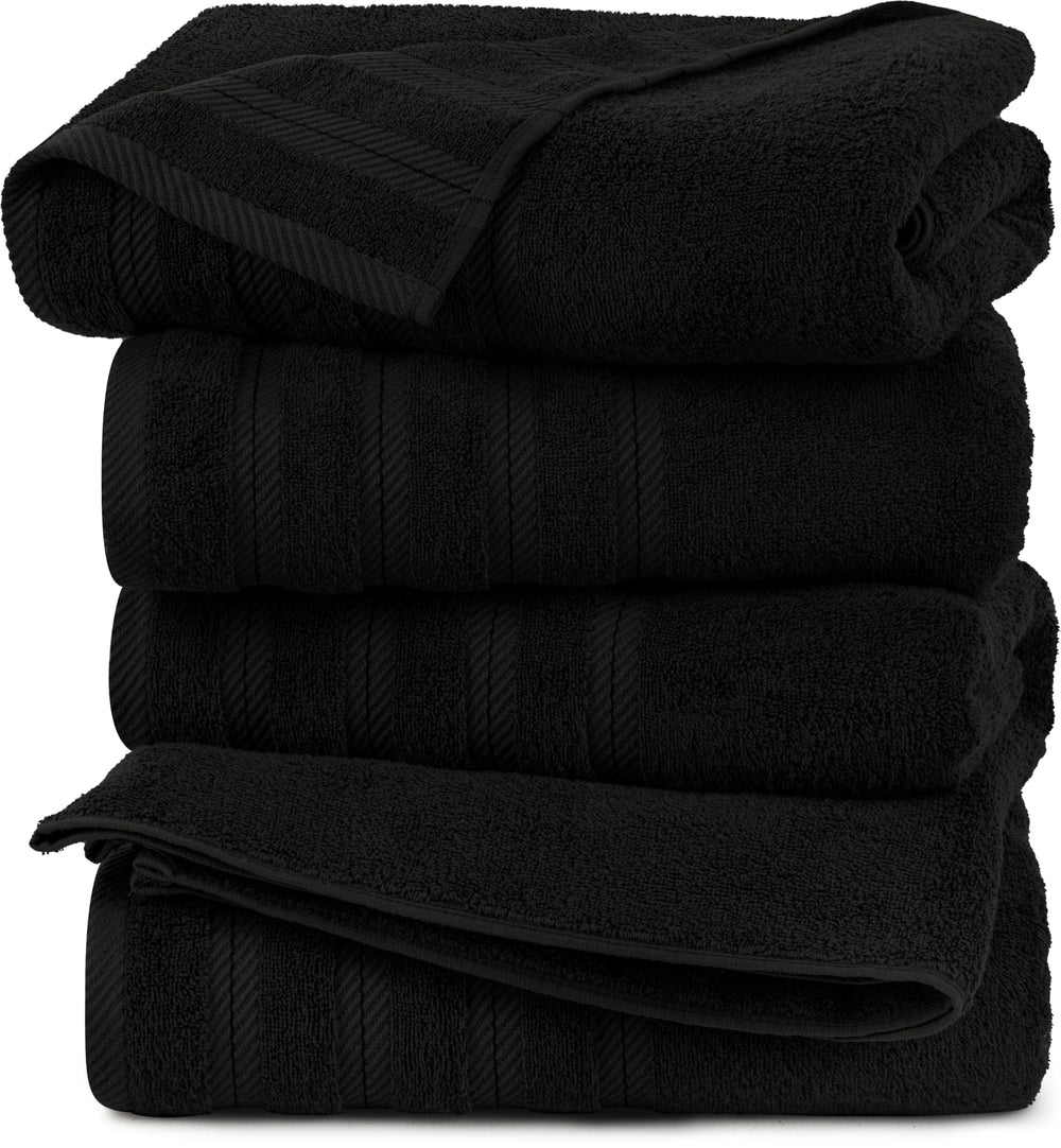 Utopia Towels étiquette matière 100% coton, information d'entretien claire