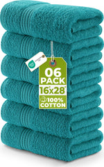 Utopia Towels face avant du paquet montrant couleur turquoise et lot économique