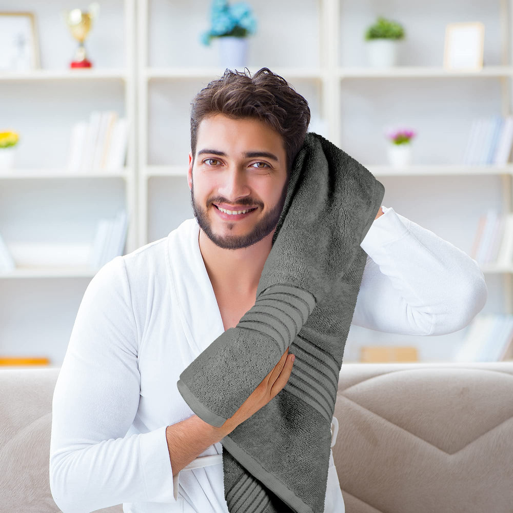Utopia Towels personne s’essuyant montrant absorption rapide