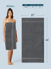 Utopia Towels serviette en usage après douche montrant absorption rapide