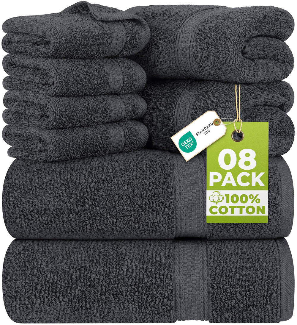 Utopia Towels pliage frontal du lot pour rangement élégant et gain de place