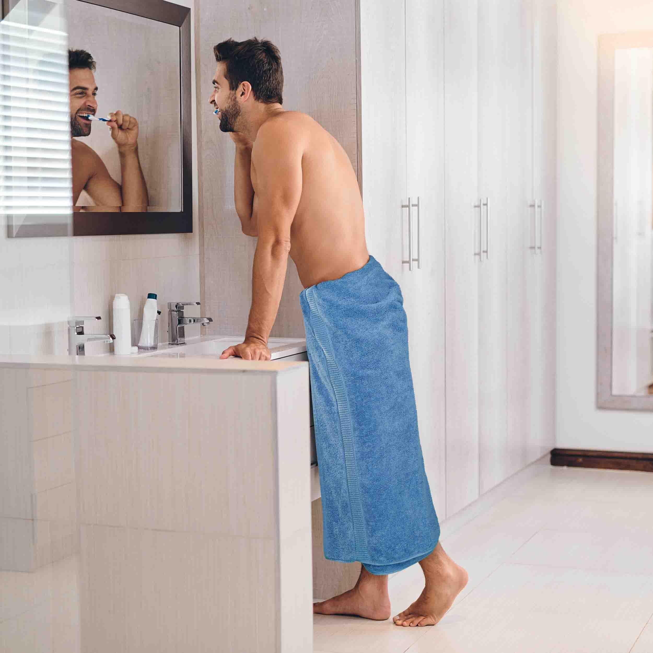 Utopia Towels drap de bain en usage s’enveloppant pour confort et séchage rapide