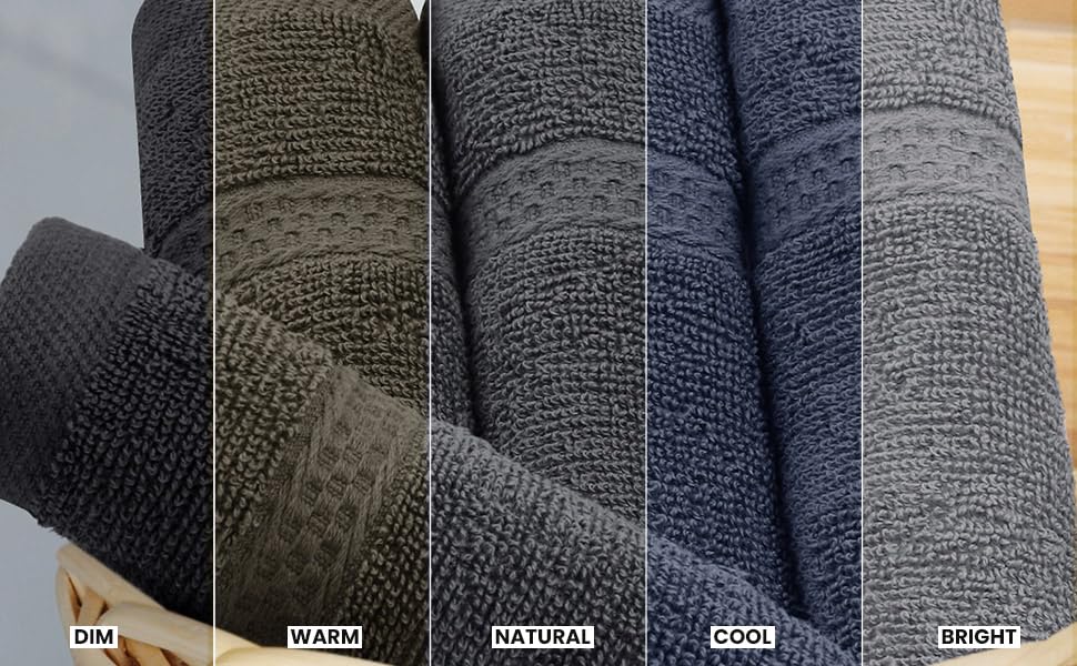 Utopia Towels étiquette matière et coutures offrant informations entretien