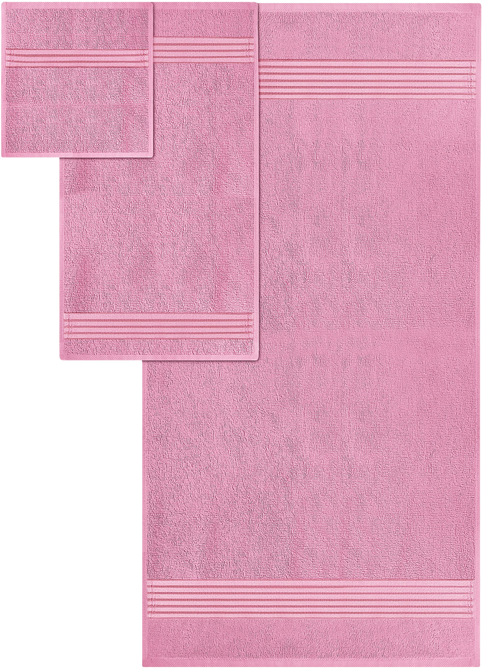 Utopia Towels étiquette matière montrant coton 100% et qualité