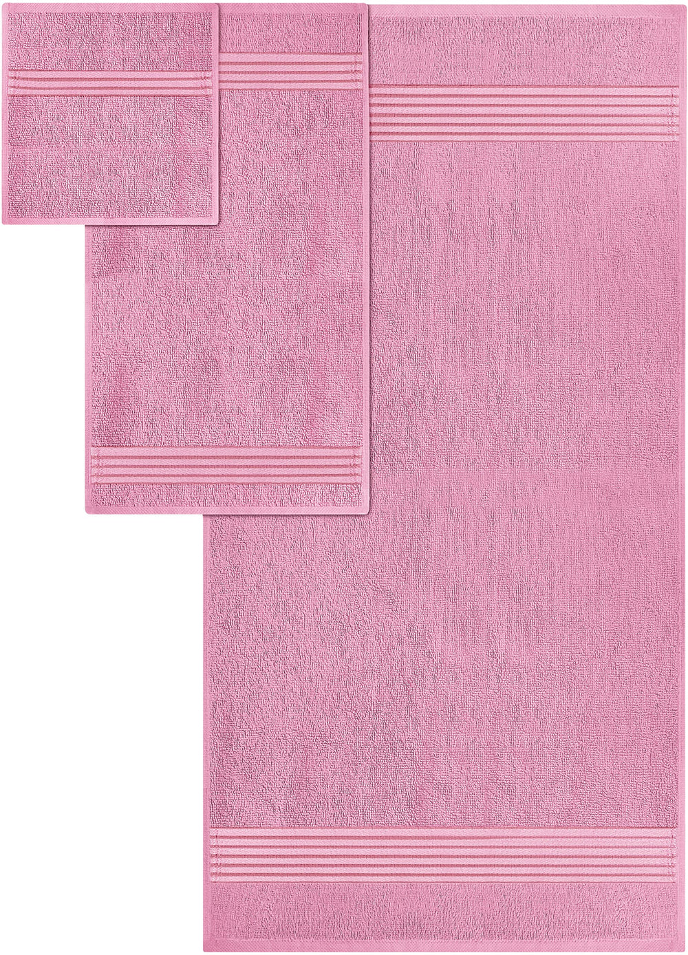 Utopia Towels étiquette matière montrant coton 100% et qualité