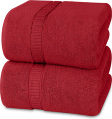 Utopia Towels face avant emballage rouge montrant la qualité et le style