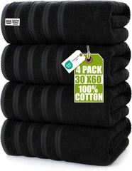 Utopia Towels vue avant du lot noir, aspect premium et pratique