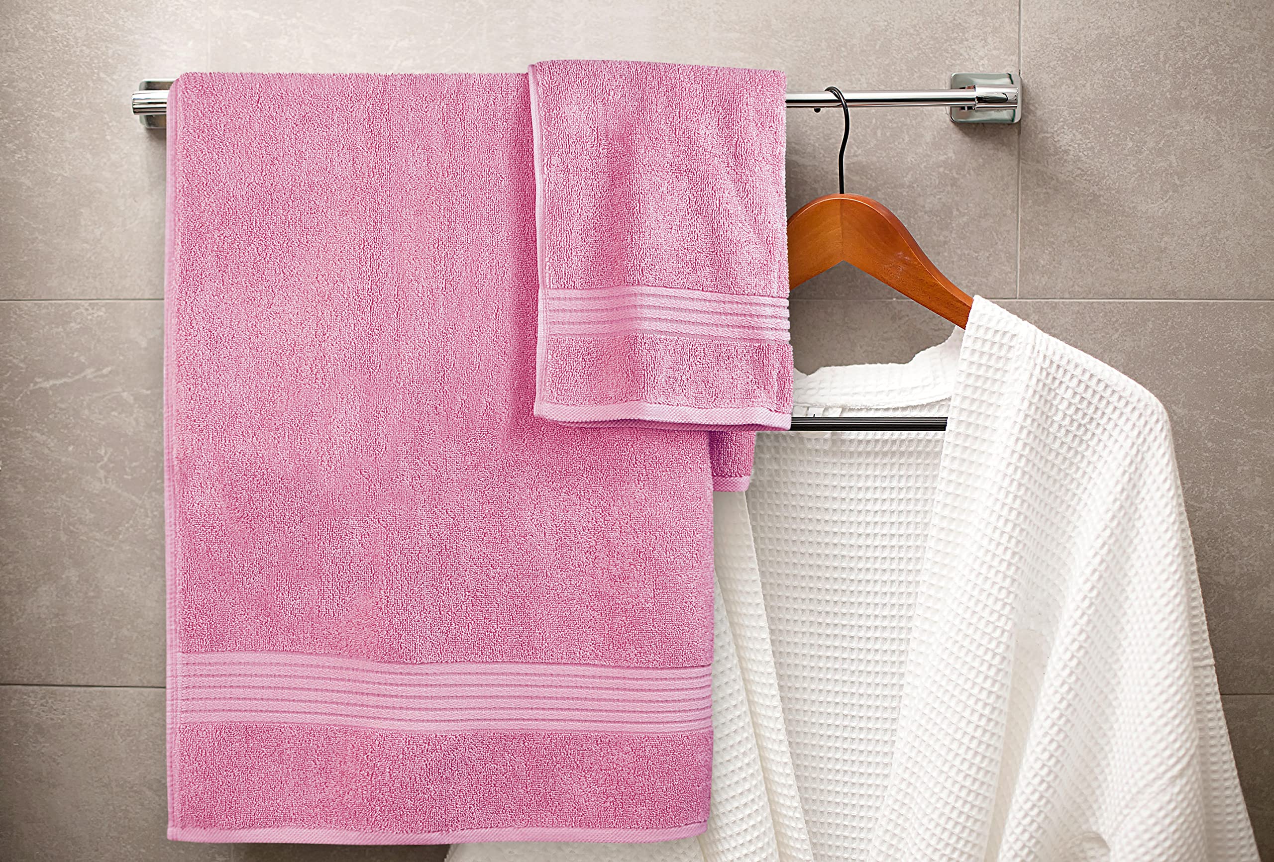 Utopia Towels gant 12x12 détail montrant douceur pour le visage