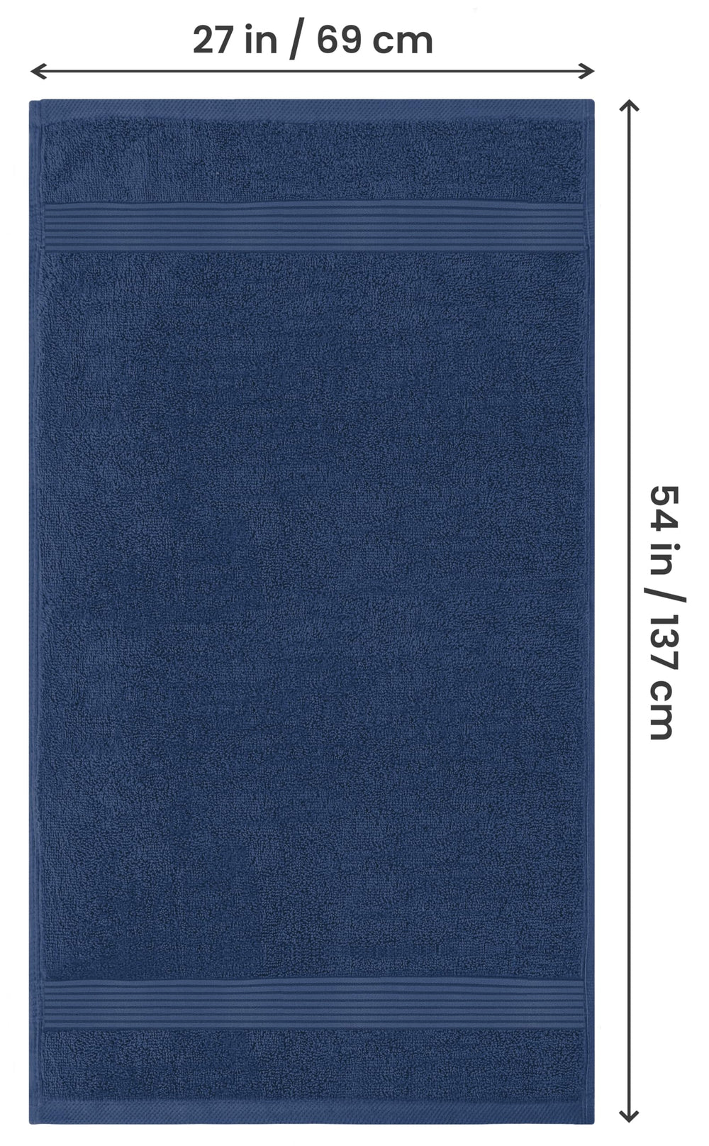 Utopia Towels gros plan sur les boucles en coton montrant absorption supérieure