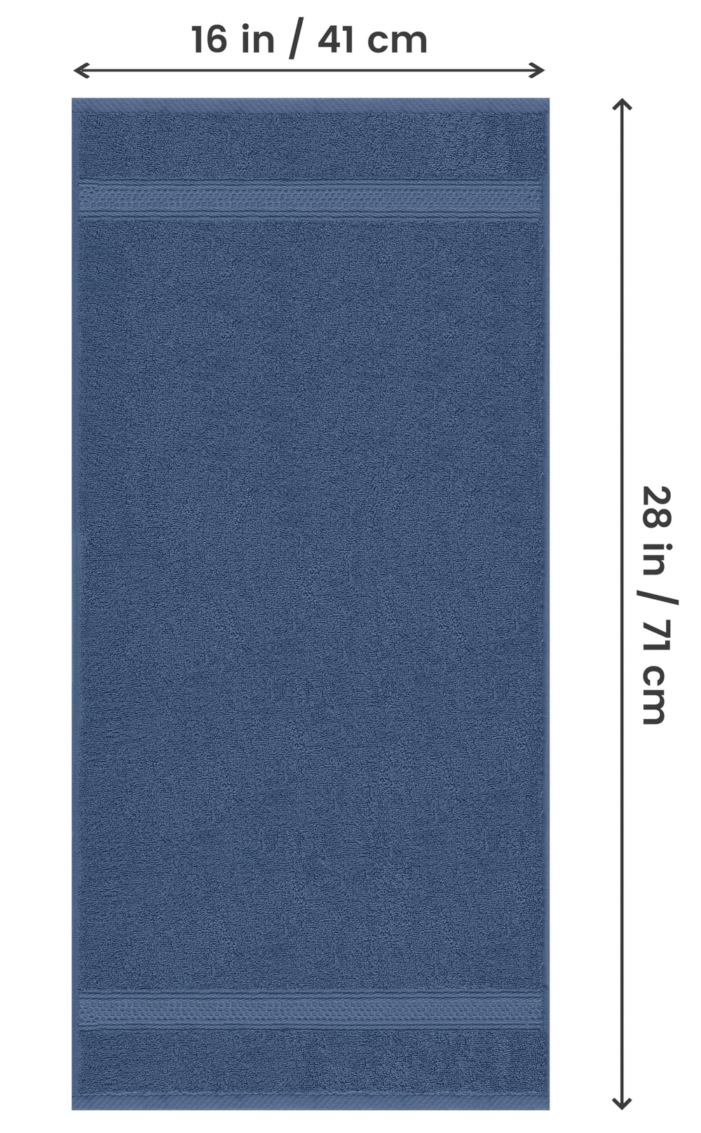 Utopia Towels gros plan coton 600 GSM montrant texture douce et absorbante