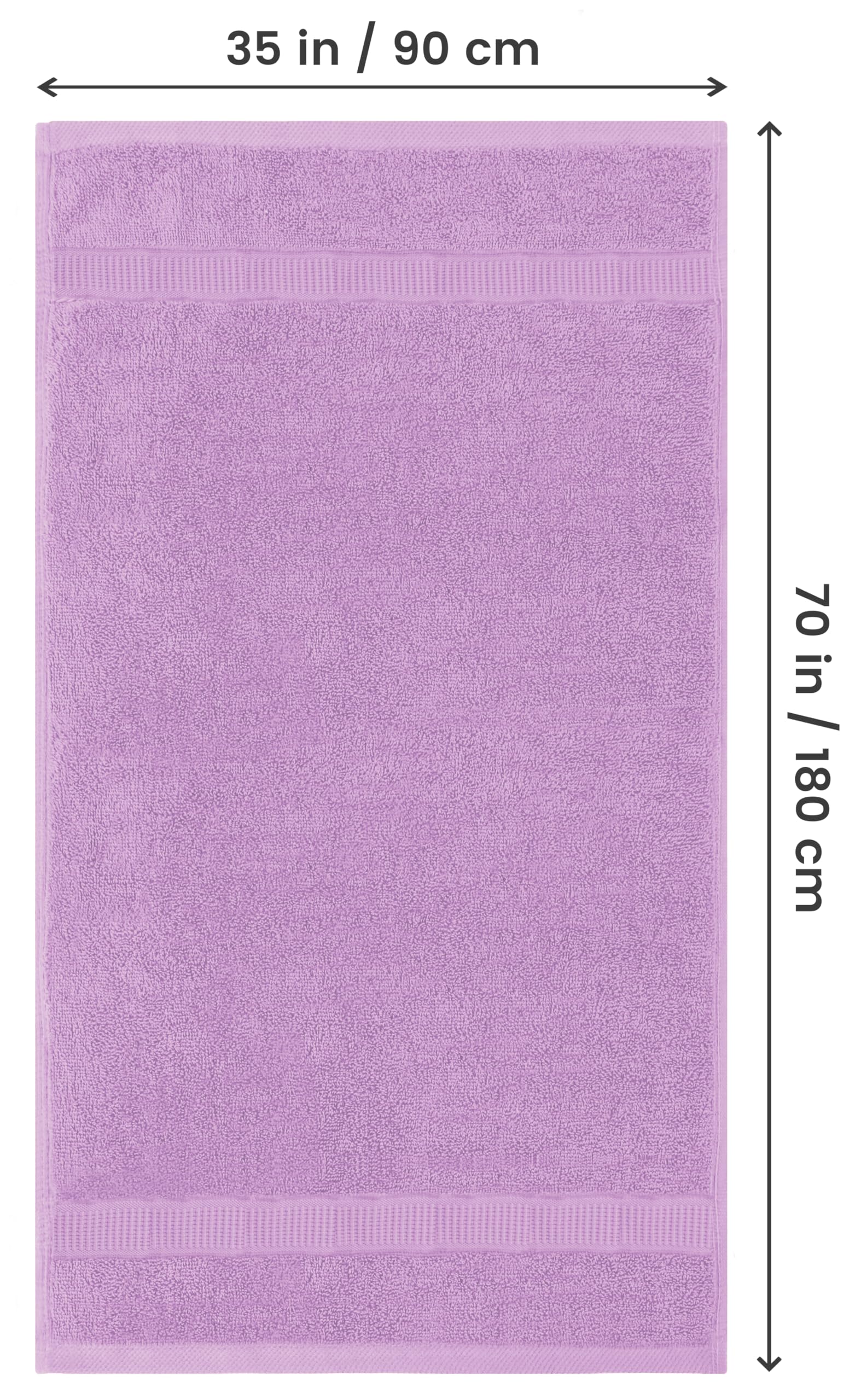 Utopia Towels gros plan sur la texture coton 600 GSM offrant douceur et absorption