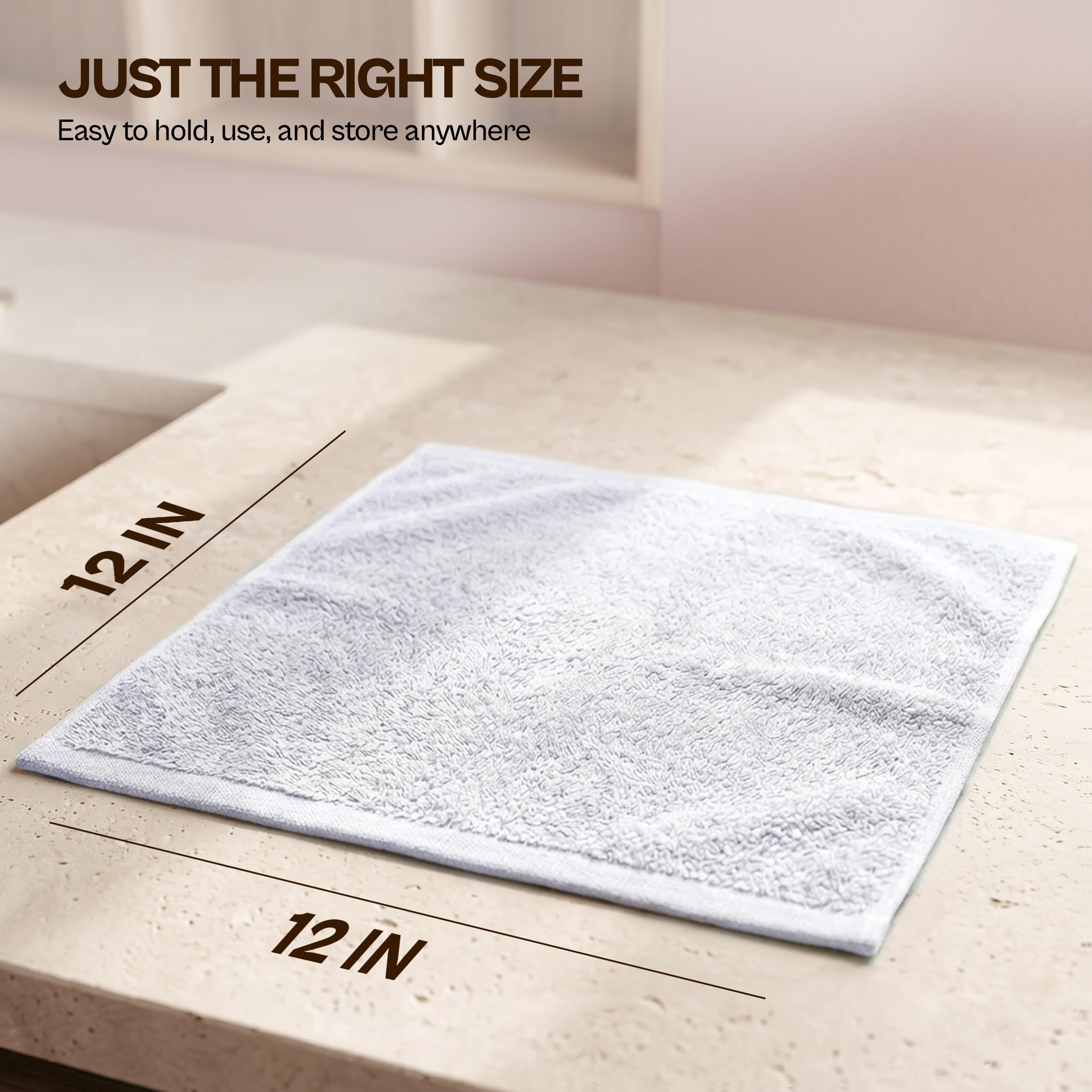 Utopia Towels gros plan sur la texture douce et résistante
