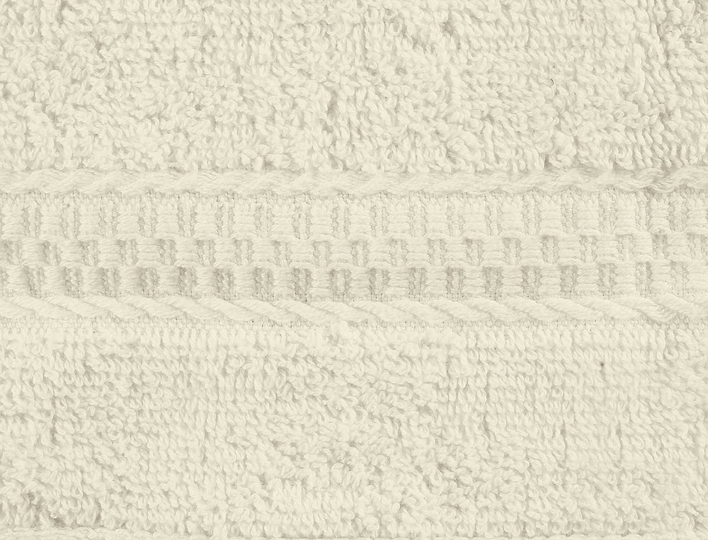 Utopia Towels gros plan tissu coton peigné montrant douceur et densité