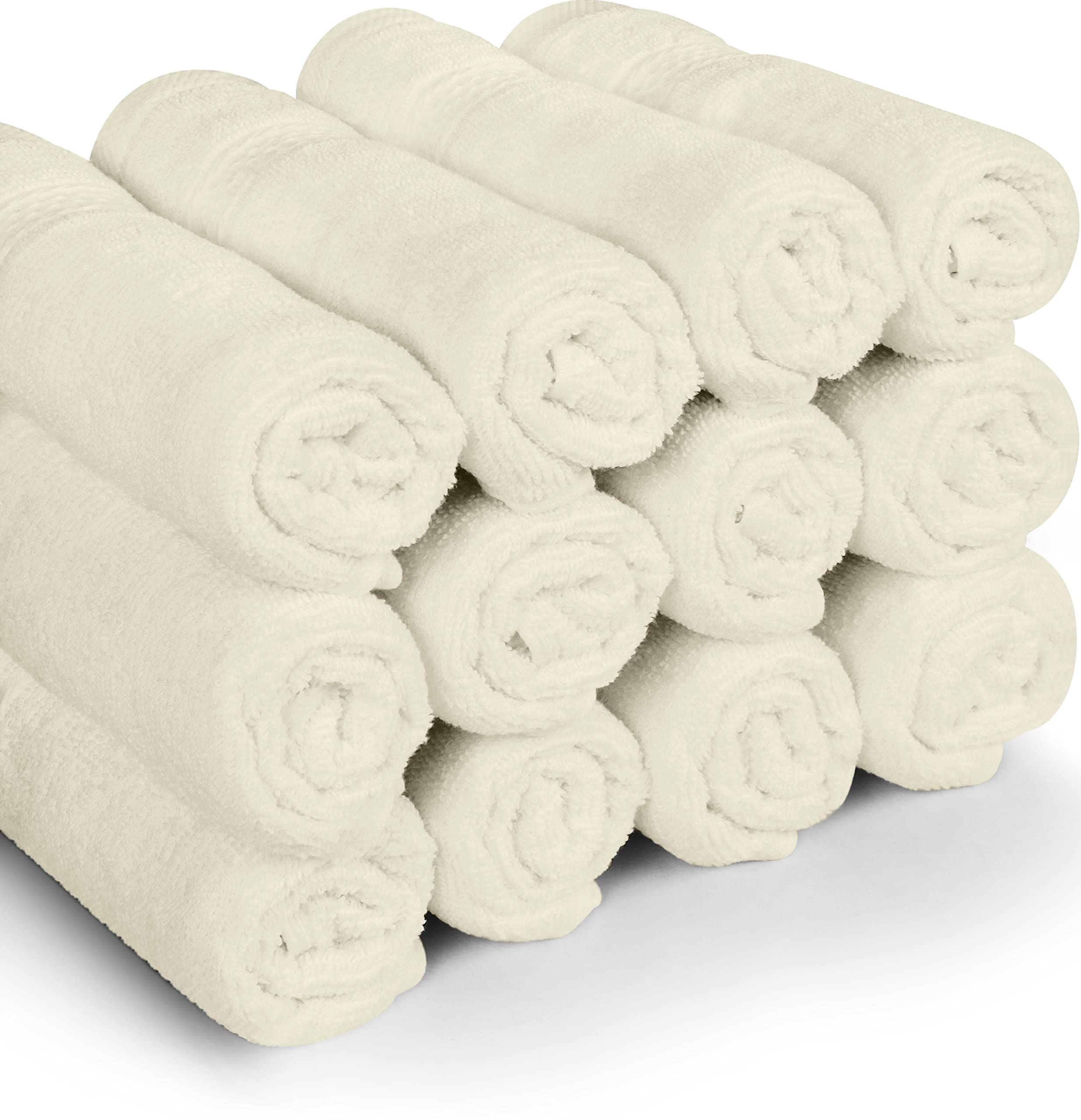 Utopia Towels lingette tenue en main montrant taille pratique et absorption