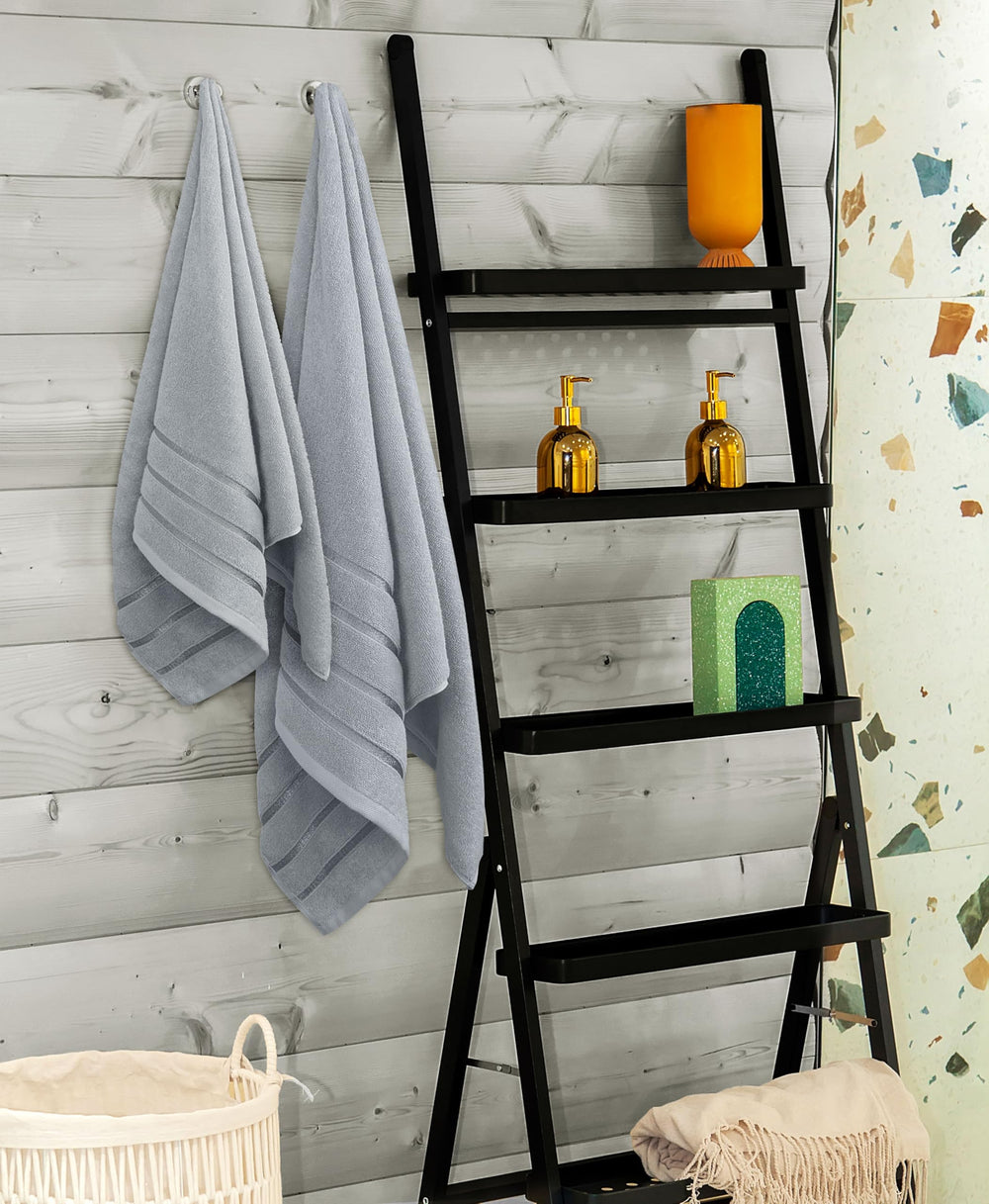 Utopia Towels mise en scène salle de bain apportant touche sophistiquée