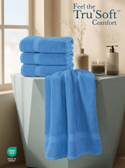 Utopia Towels serviettes pliées et empilées pour un rangement facile et propreté