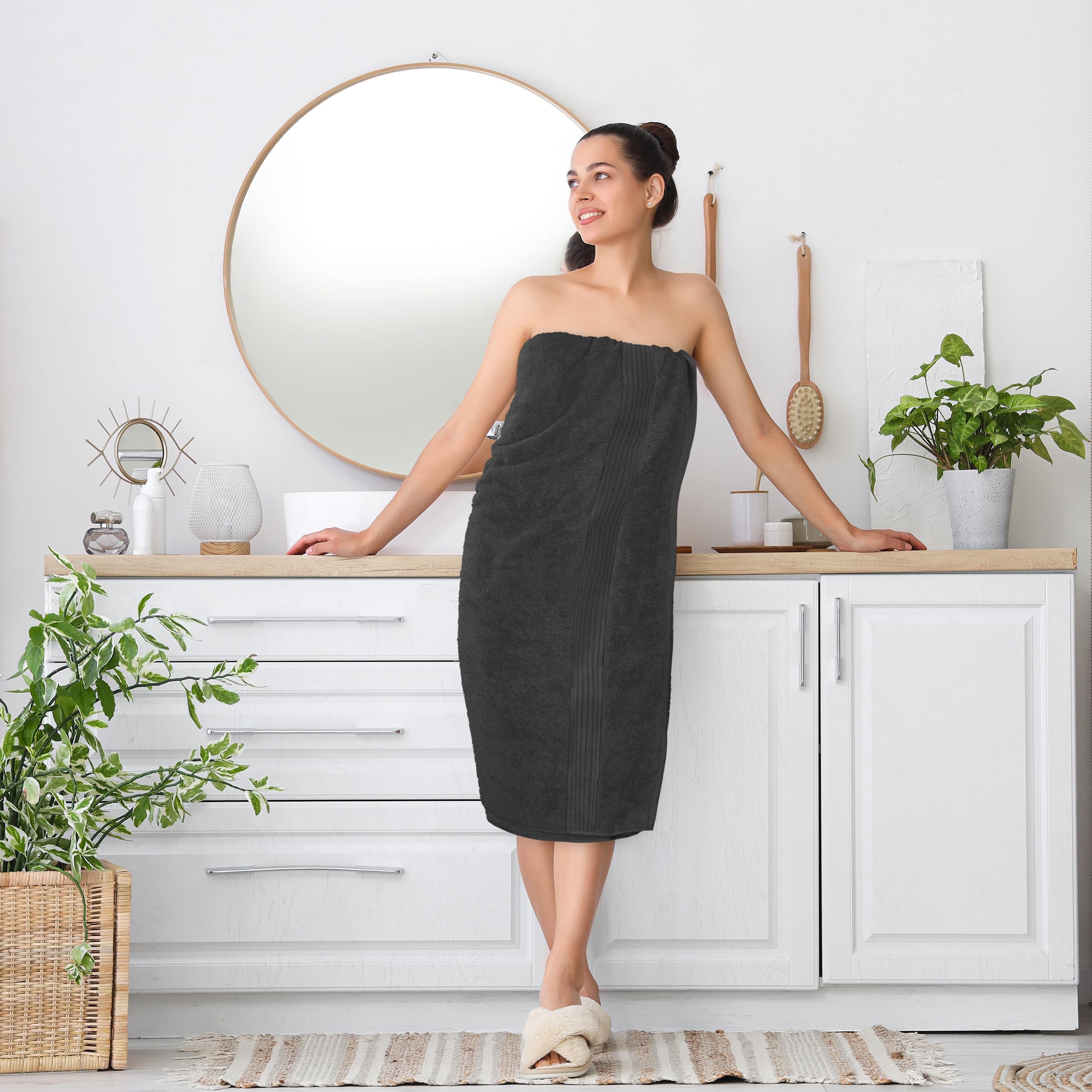 Utopia Towels plié avec étiquette montrant qualité et entretien facile