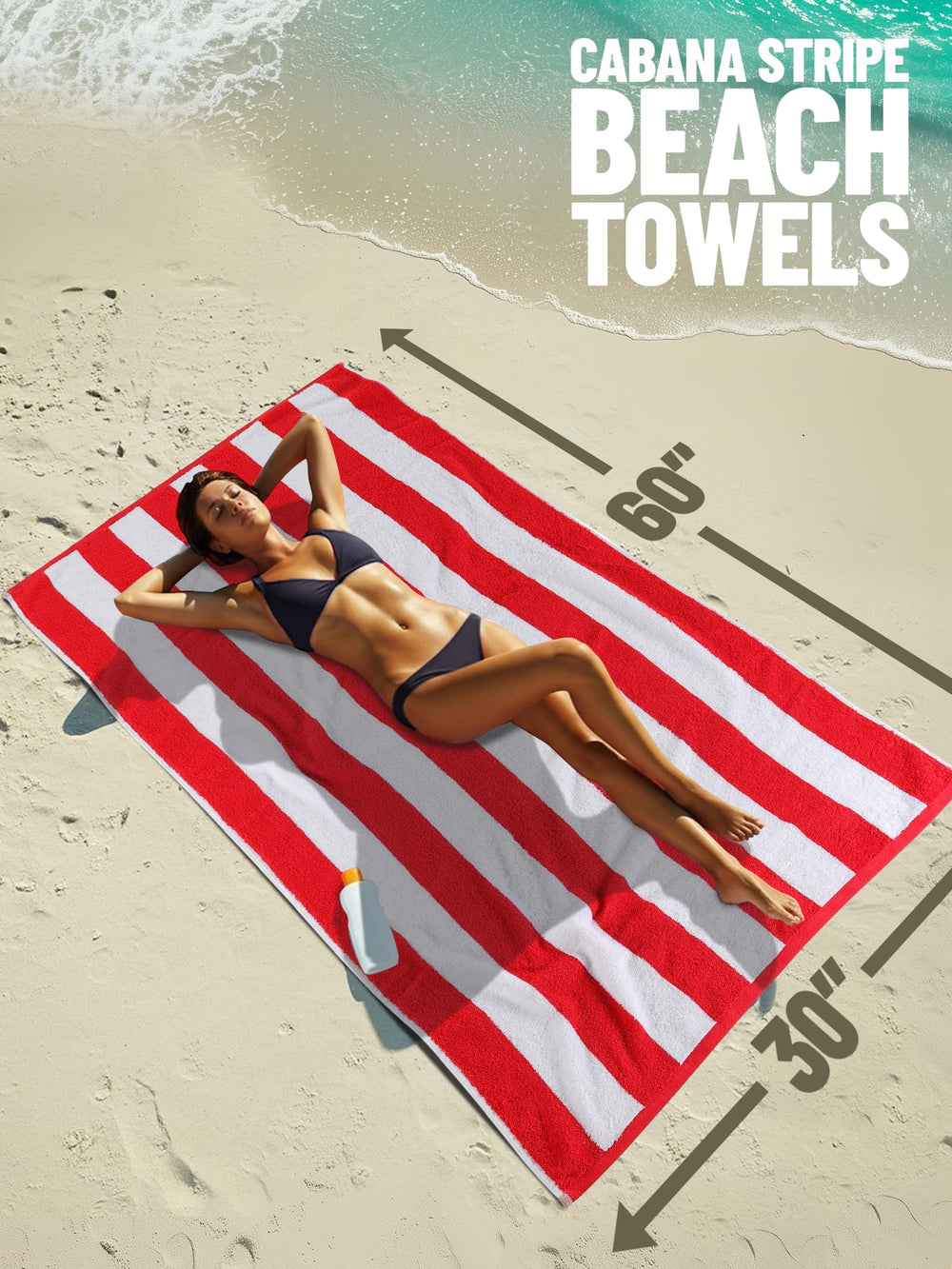 Utopia Towels serviettes pliées et superposées, gain de place pour transport