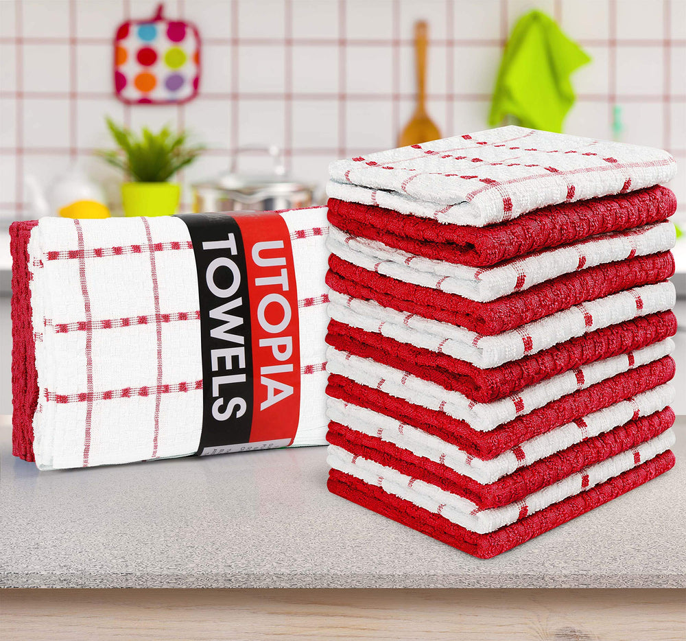 Utopia Towels scène de cuisine quotidienne montrant utilité polyvalente
