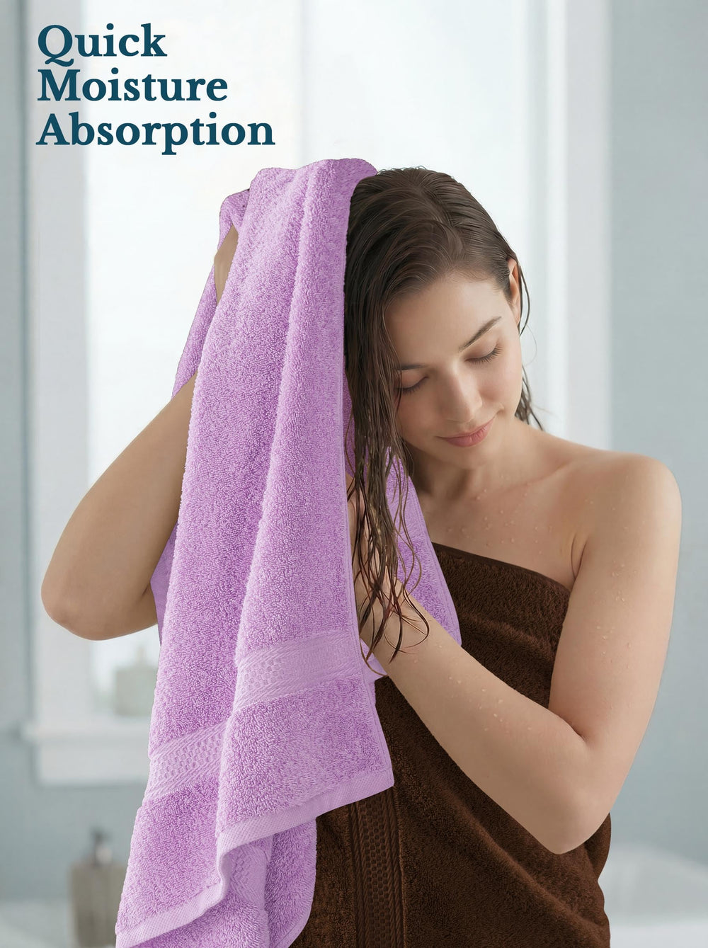 Utopia Towels serviette en usage séchant rapidement après la douche