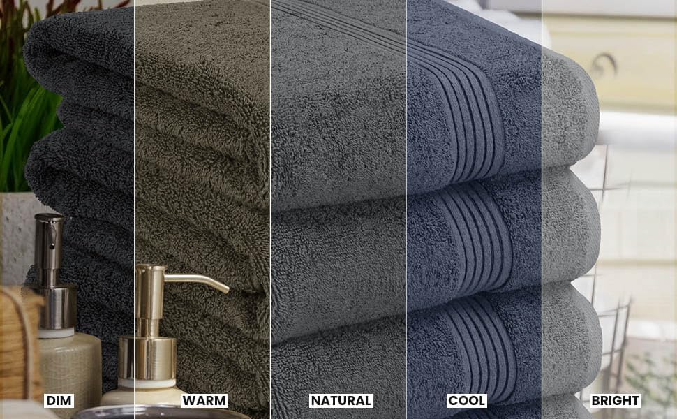 Utopia Towels serviette pliée affichant épaisseur et rangement facile
