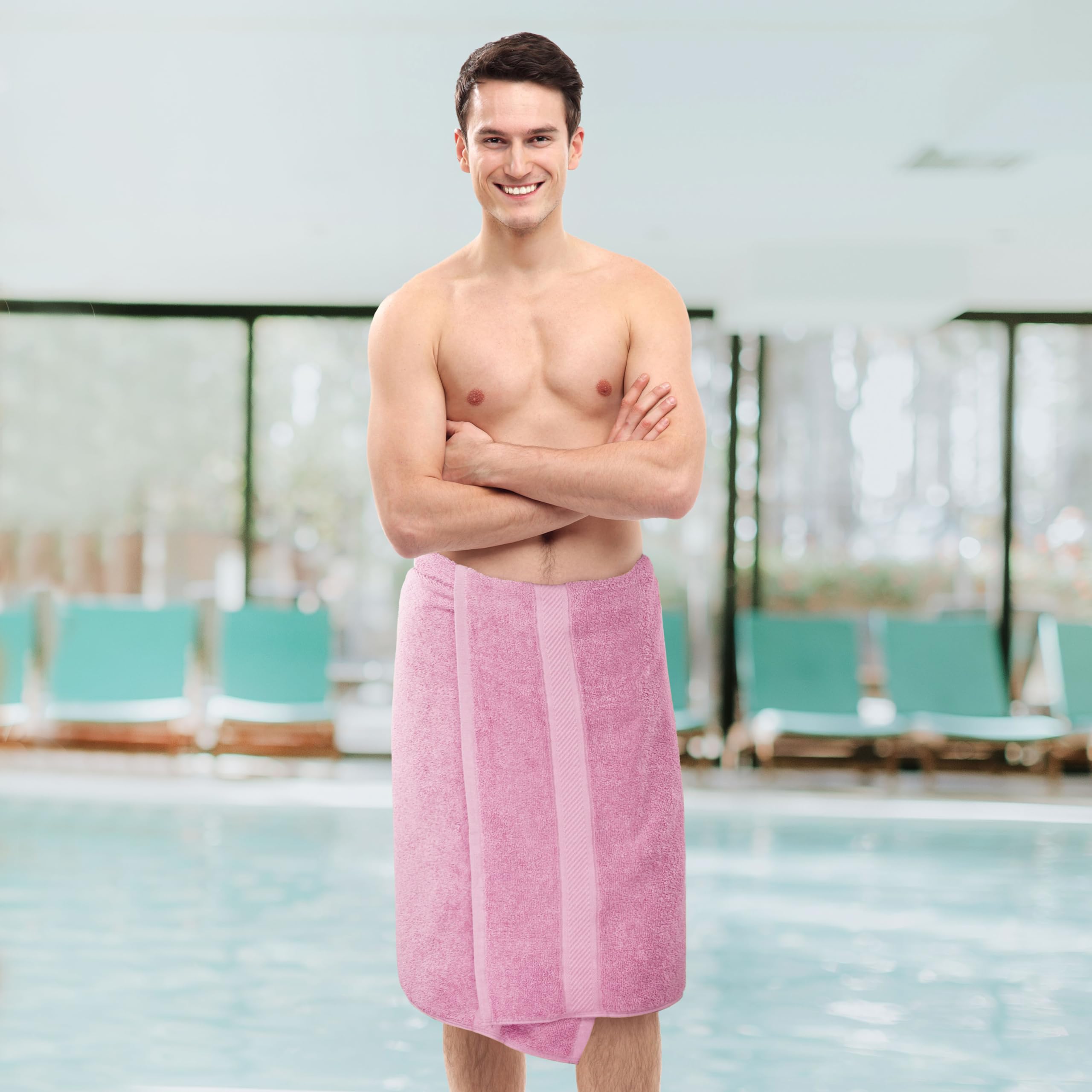 Utopia Towels set de six serviettes pliées offrant harmonie décorative
