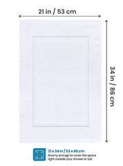 Utopia Towels tapis en usage devant douche pour absorption efficace
