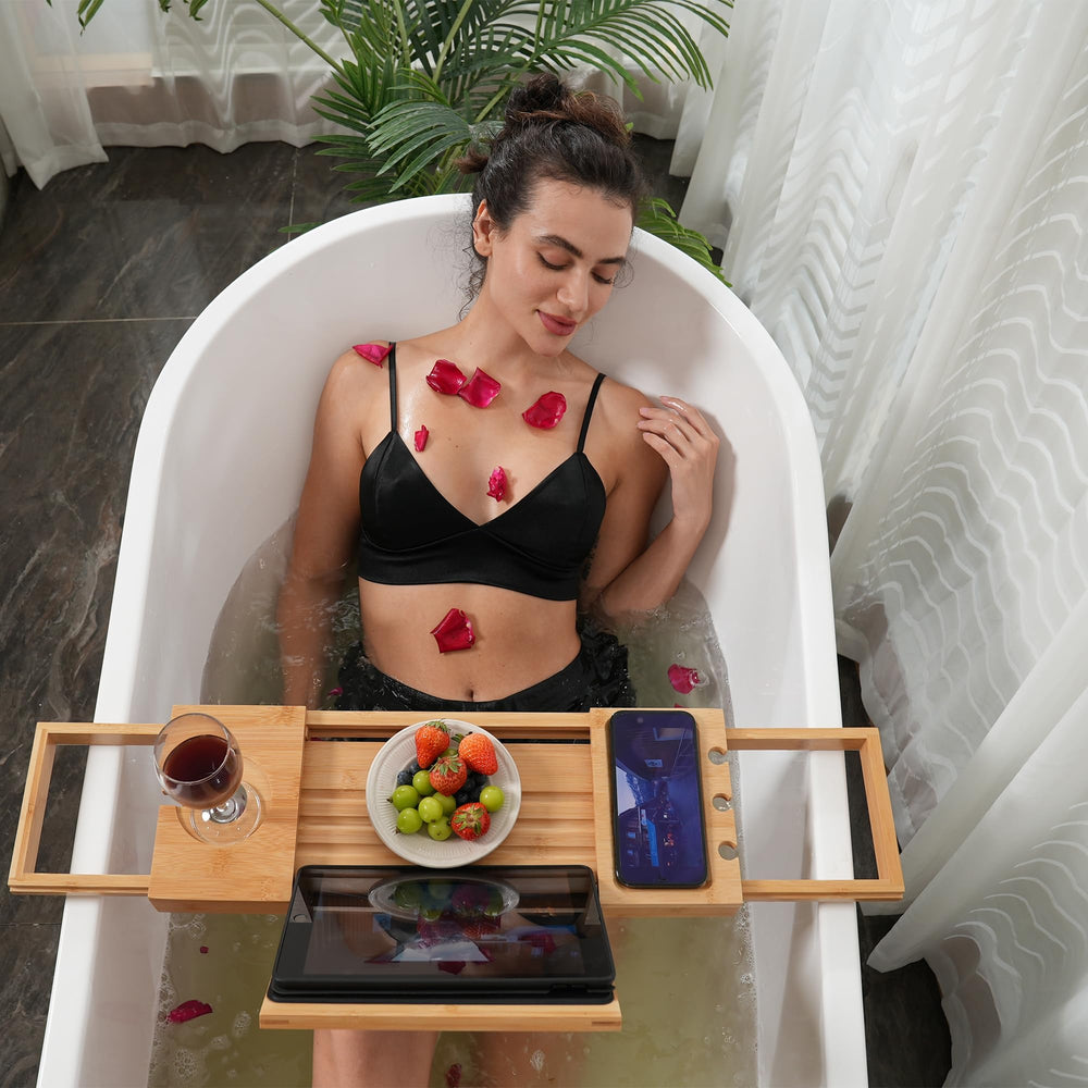 Utoplike plateau à l’échelle d’une baignoire, montre dimensions réelles utiles