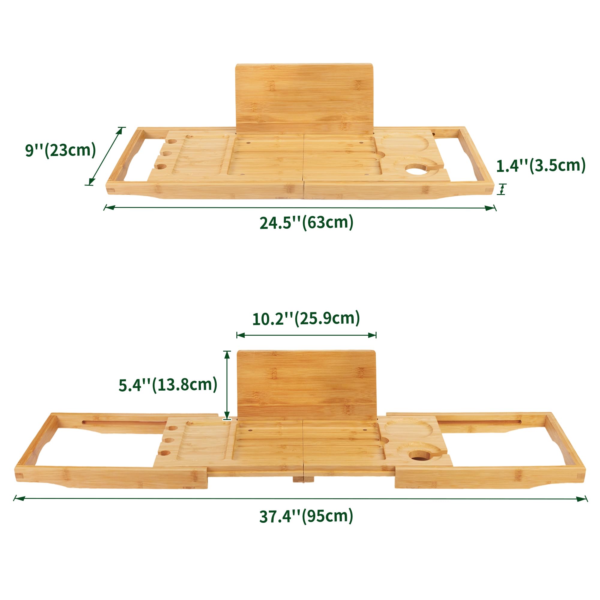 Utoplike plateau encoche pour verre sécurisant boisson pendant le bain