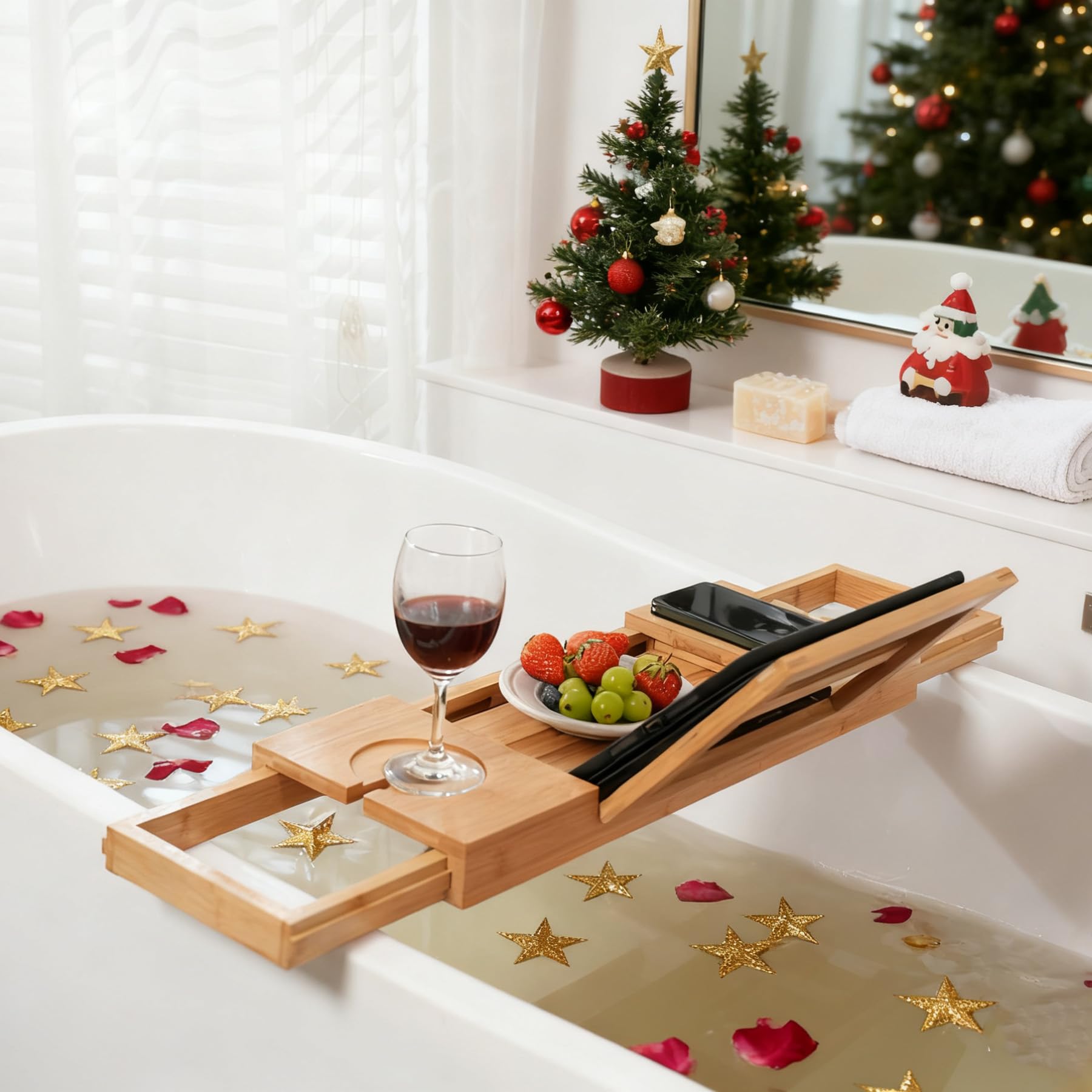 Utoplike fente pour verre montrée, maintien sûr du verre pendant le bain