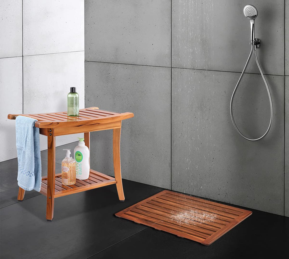 Utoplike tapis utilisé dans une entrée stylée apportant chaleur et praticité