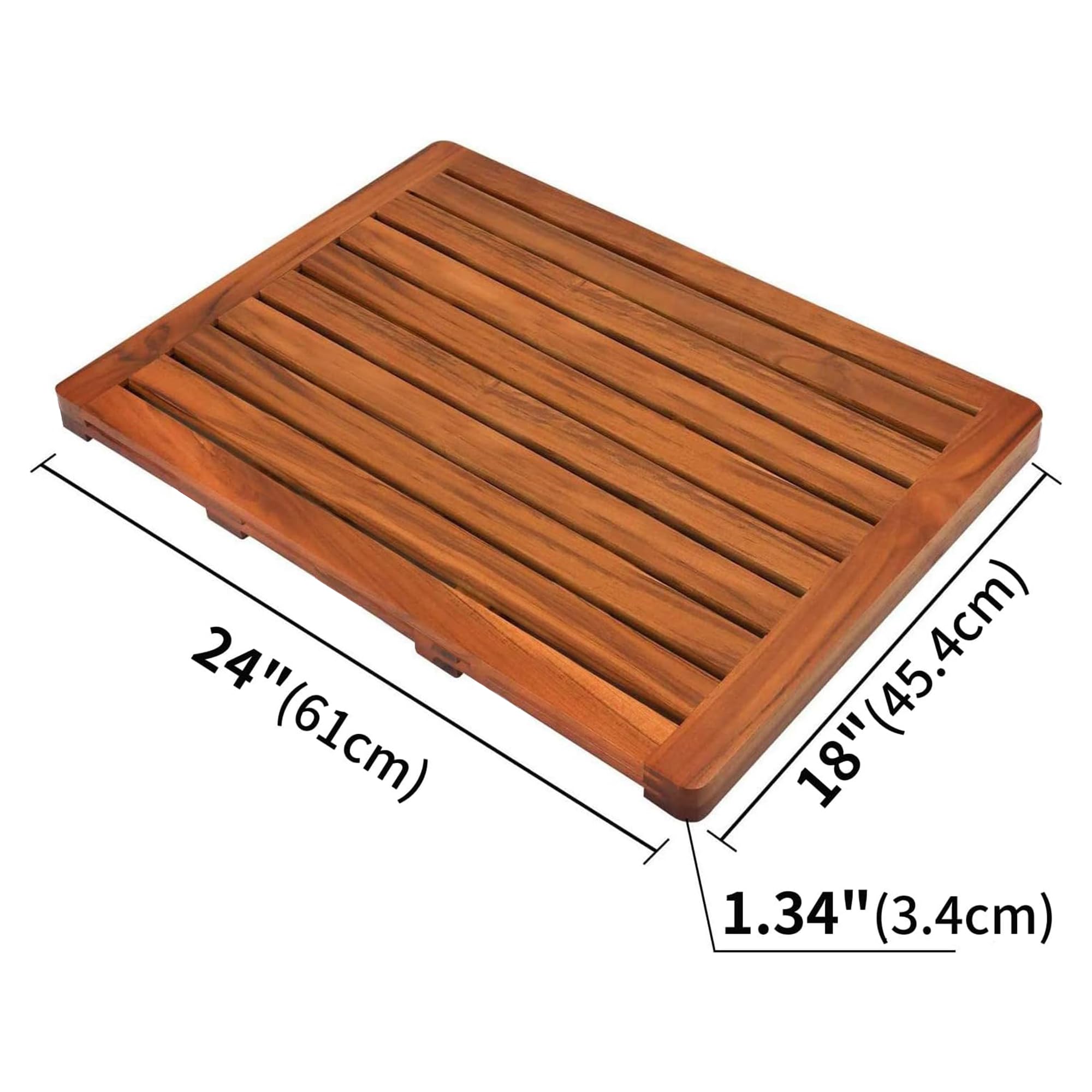 Utoplike dessous du tapis montrant quatre lattes de renfort pour robustesse
