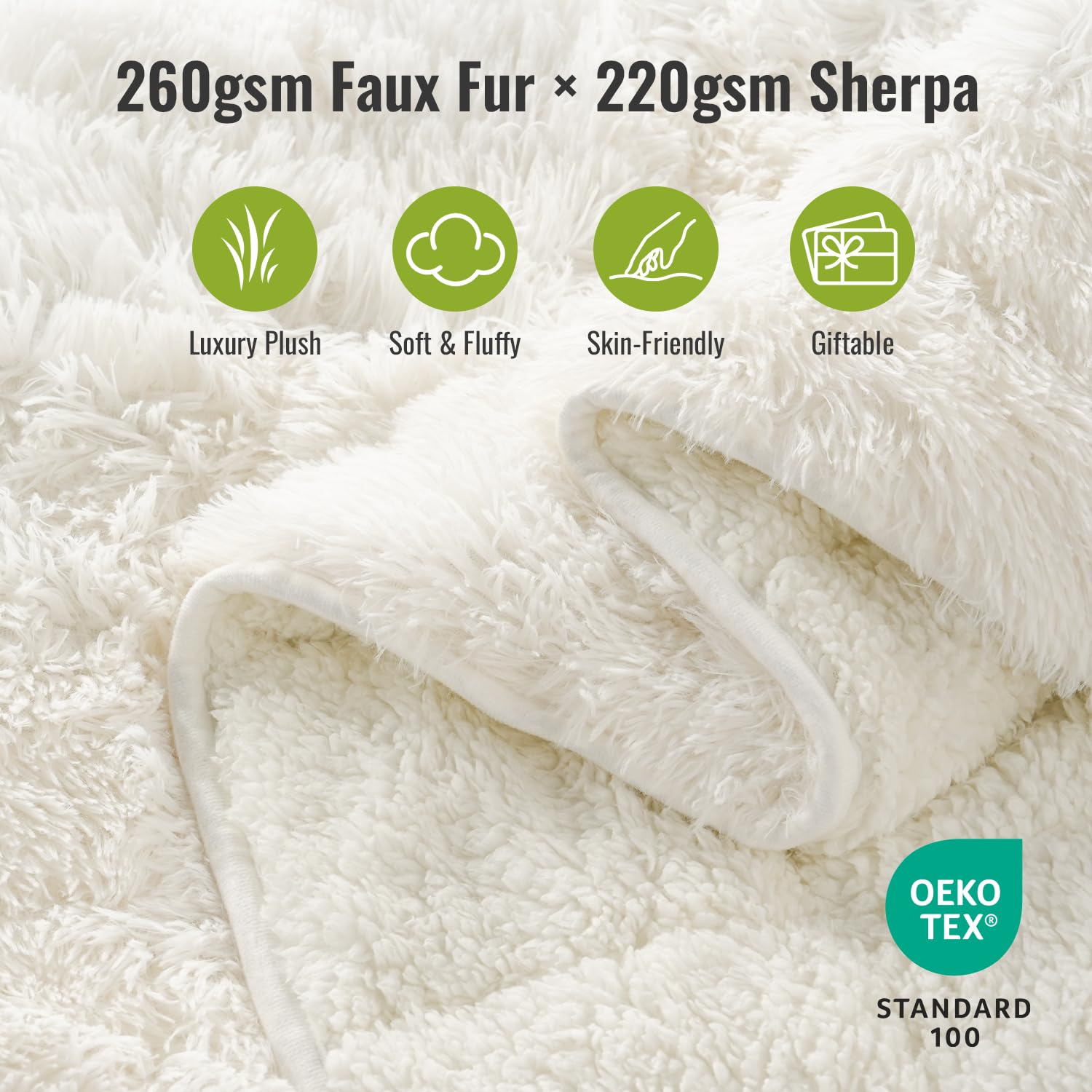 Uttermara dessus Sherpa montrant chaleur et sensation cocooning