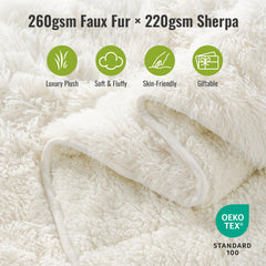 Uttermara dessus Sherpa montrant chaleur et sensation cocooning