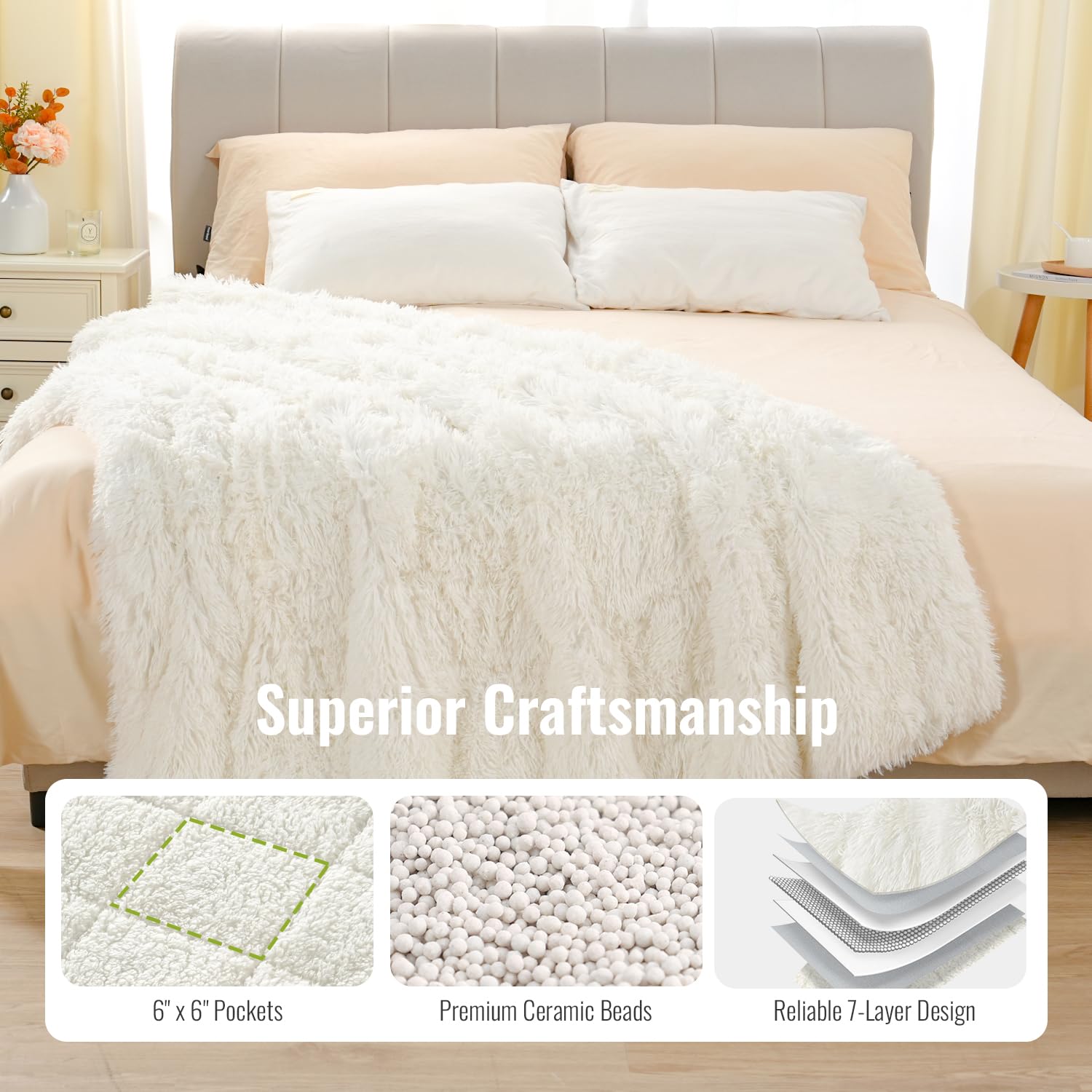 Uttermara comparaison taille avec une personne pour montrer l'étendue 60x80 et couverture